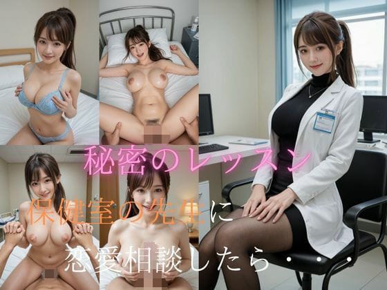 【エロ漫画フルDL】d_674402 | 秘密のレッスン  保健室の先生に恋愛相談したら・・・ | ペロペロ図鑑【女医】