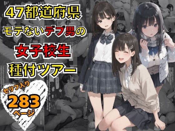 【エロ漫画フルDL】d_736728 | 47都道府県  デブ男の女子校生種付ツアー | まんチカン(制服)