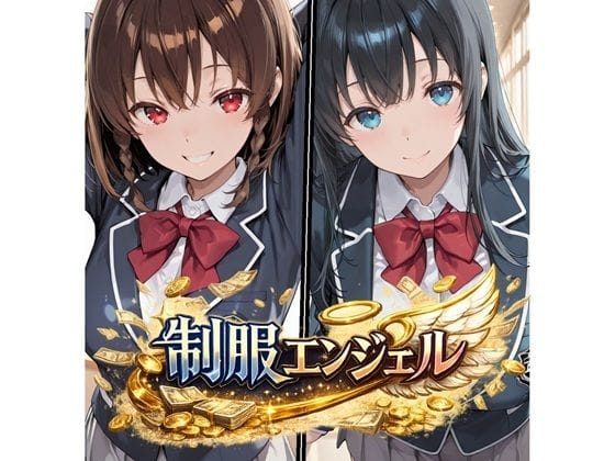 【エロ漫画フルDL】d_770665 | 制服エンジェル 〜秘密のバイトでJ●姉妹が堕ちる話〜 | かにたま堂(巨乳)